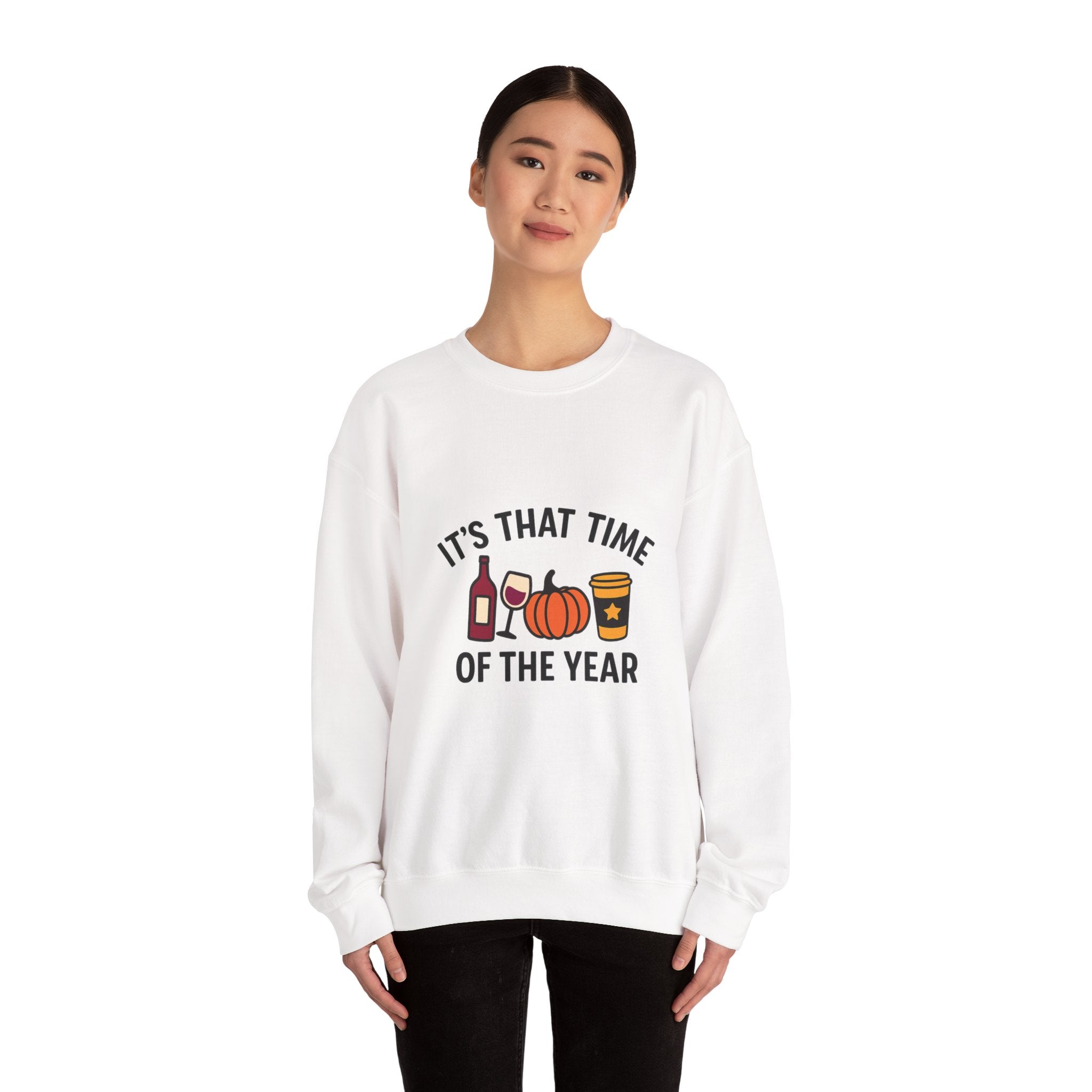 Fall Vibes Sweatshirt - Cozy Autumn Sweater, Seasonal Gift, Thanksgiving Apparel, Pumpkin Spice Lover, Casual Everyday Wear