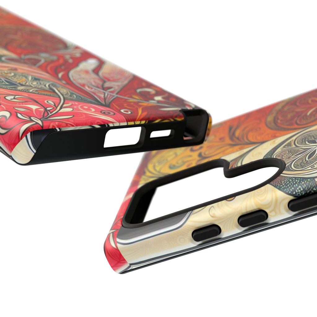 Colorful Artistic Phone Case for Tough Love, Gifts for Art Lovers, Unique Smartphone Accessories, Valentine's Day Gift