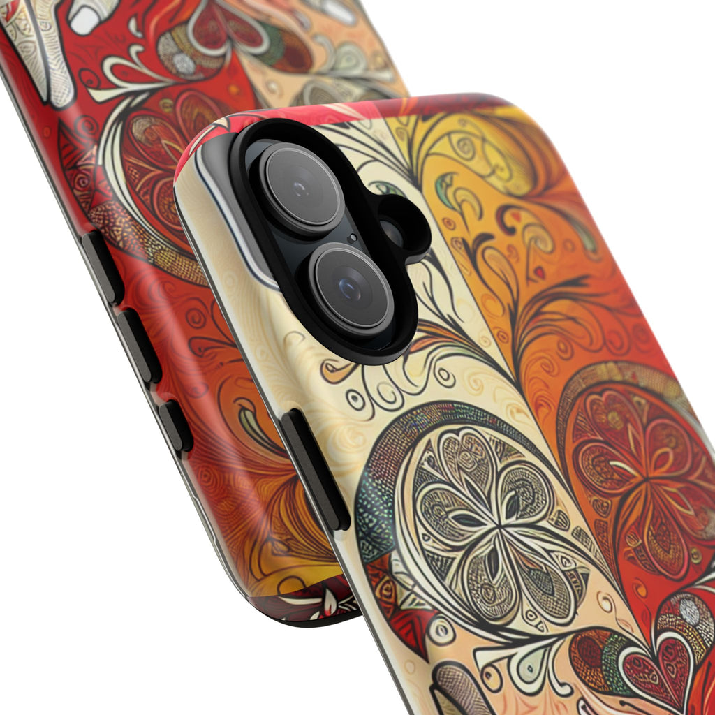Colorful Artistic Phone Case for Tough Love, Gifts for Art Lovers, Unique Smartphone Accessories, Valentine's Day Gift