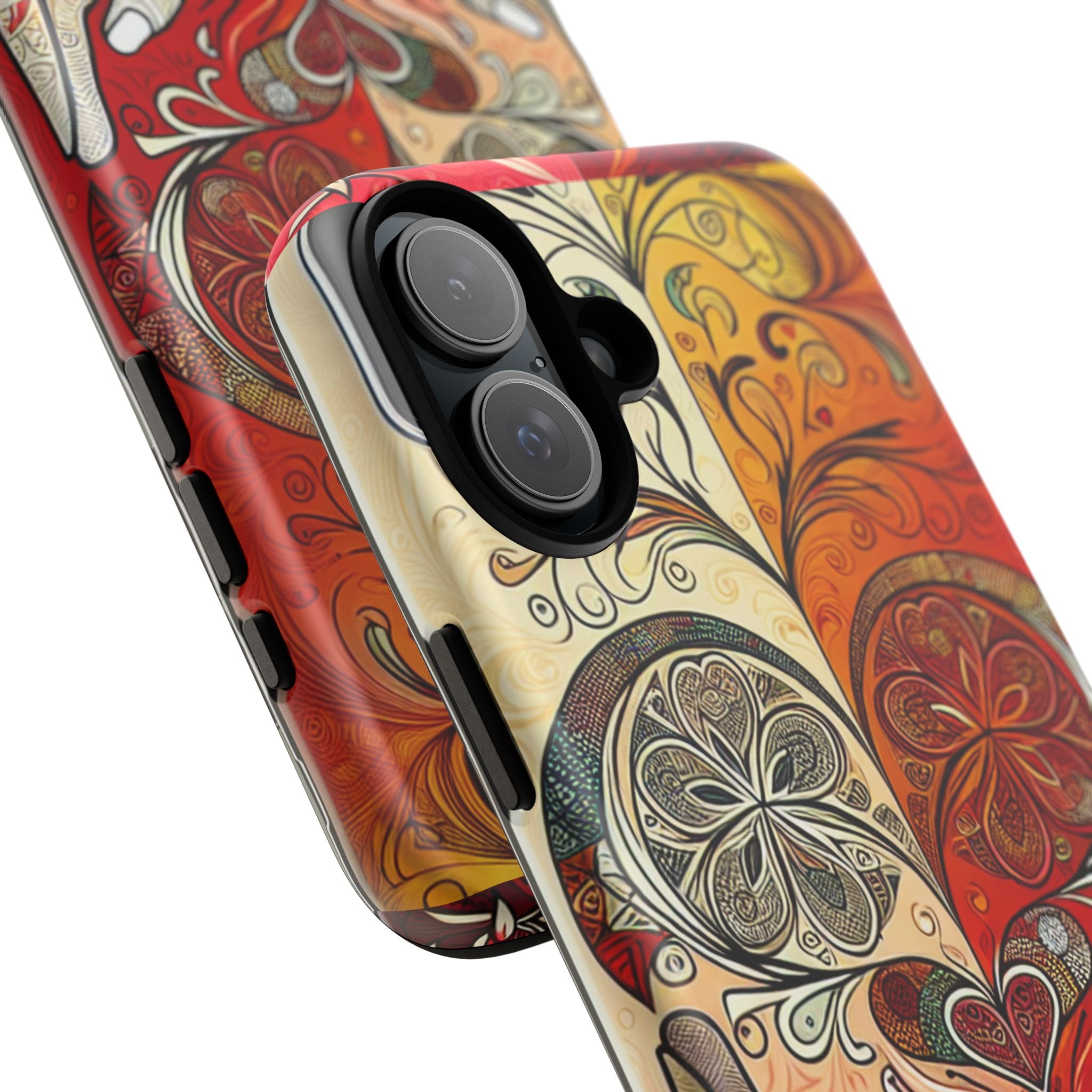 Colorful Artistic Phone Case for Tough Love, Gifts for Art Lovers, Unique Smartphone Accessories, Valentine's Day Gift