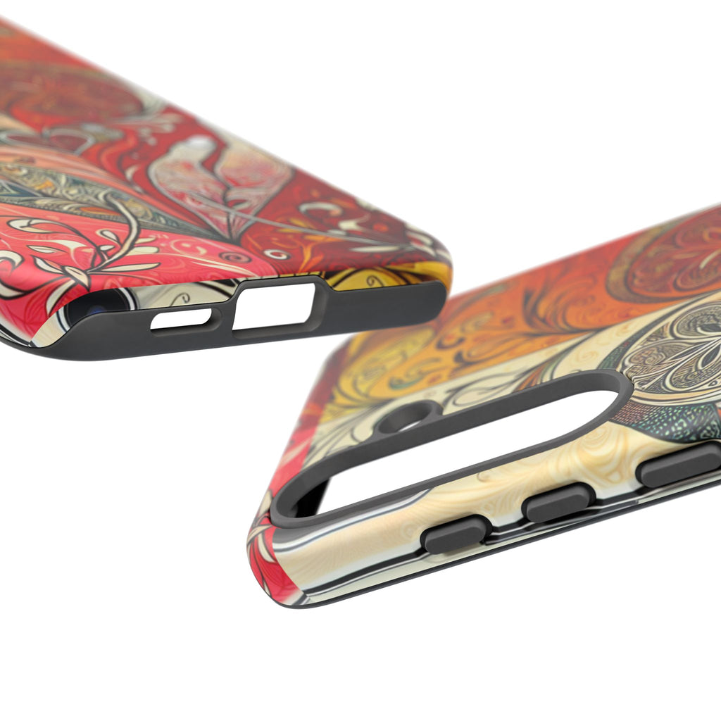 Colorful Artistic Phone Case for Tough Love, Gifts for Art Lovers, Unique Smartphone Accessories, Valentine's Day Gift
