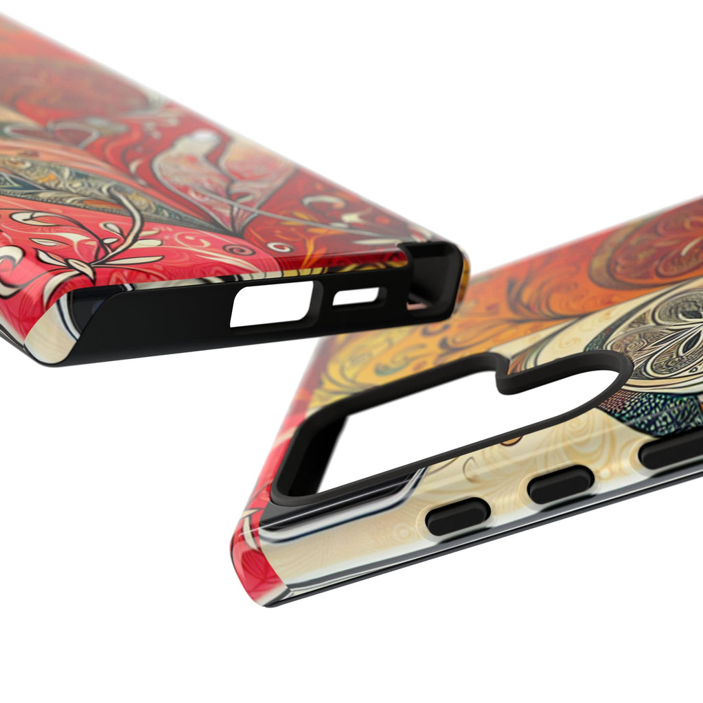 Colorful Artistic Phone Case for Tough Love, Gifts for Art Lovers, Unique Smartphone Accessories, Valentine's Day Gift
