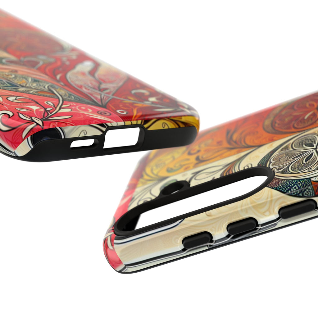 Colorful Artistic Phone Case for Tough Love, Gifts for Art Lovers, Unique Smartphone Accessories, Valentine's Day Gift