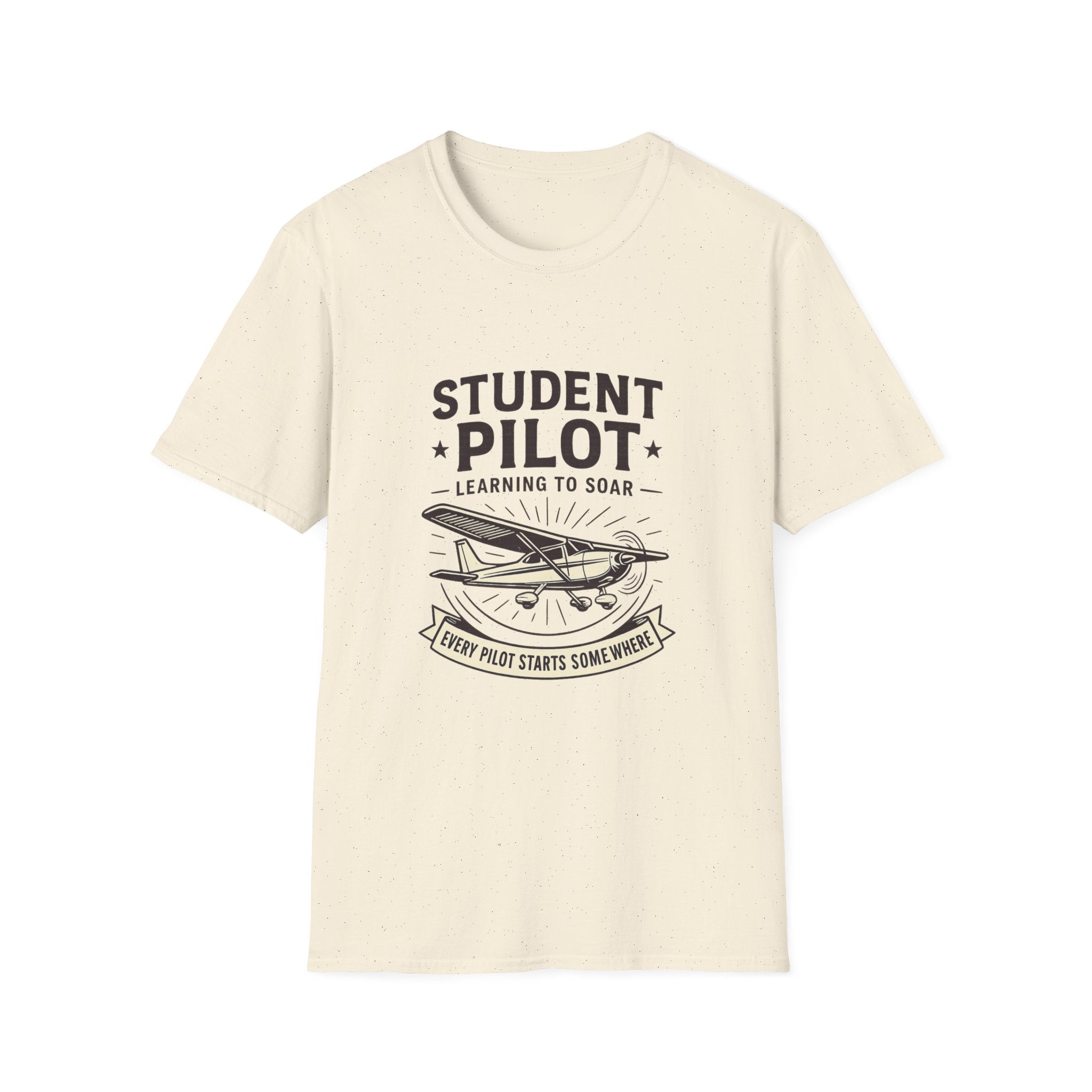 Student Pilot Unisex T-Shirt - Perfect for Aspiring Aviators, Aviation Gifts, Flight School, Casual Wear, Airplane Enthusiasts
