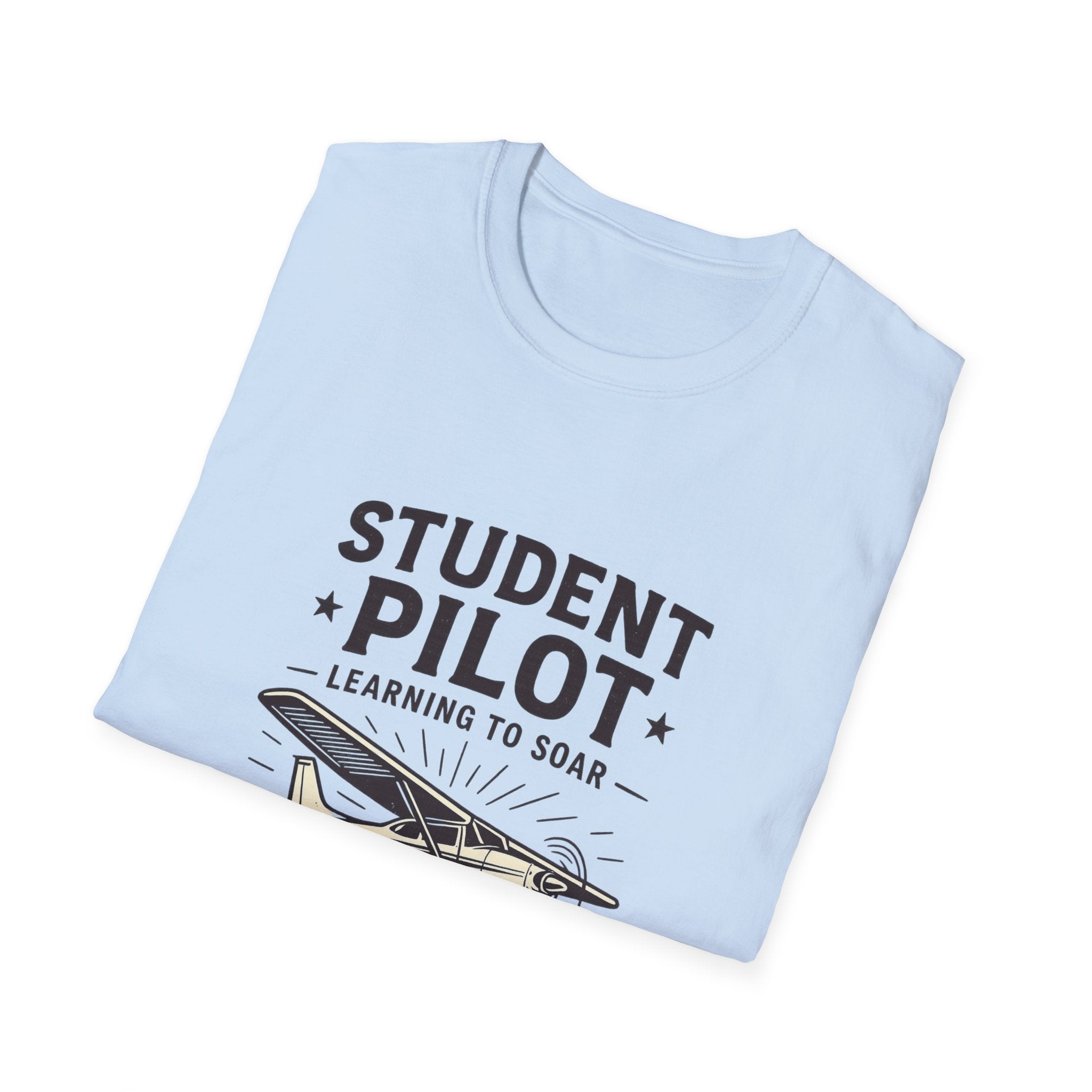 Student Pilot Unisex T-Shirt - Perfect for Aspiring Aviators, Aviation Gifts, Flight School, Casual Wear, Airplane Enthusiasts