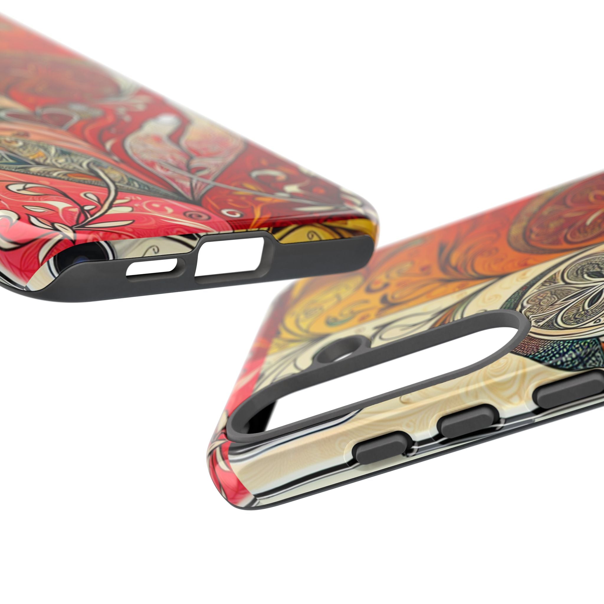 Colorful Artistic Phone Case for Tough Love, Gifts for Art Lovers, Unique Smartphone Accessories, Valentine's Day Gift