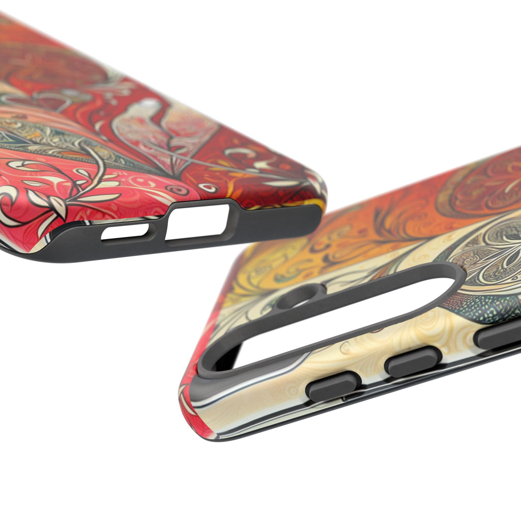 Colorful Artistic Phone Case for Tough Love, Gifts for Art Lovers, Unique Smartphone Accessories, Valentine's Day Gift