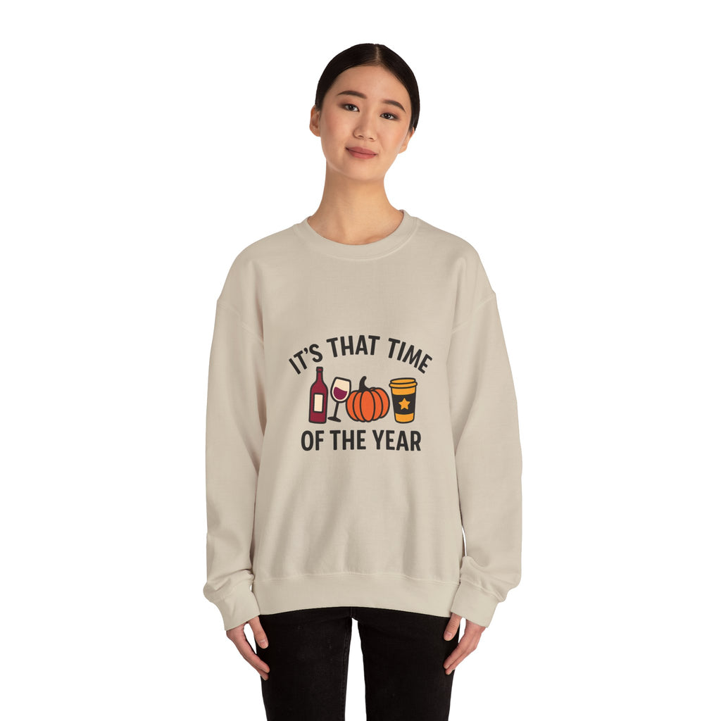 Fall Vibes Sweatshirt - Cozy Autumn Sweater, Seasonal Gift, Thanksgiving Apparel, Pumpkin Spice Lover, Casual Everyday Wear