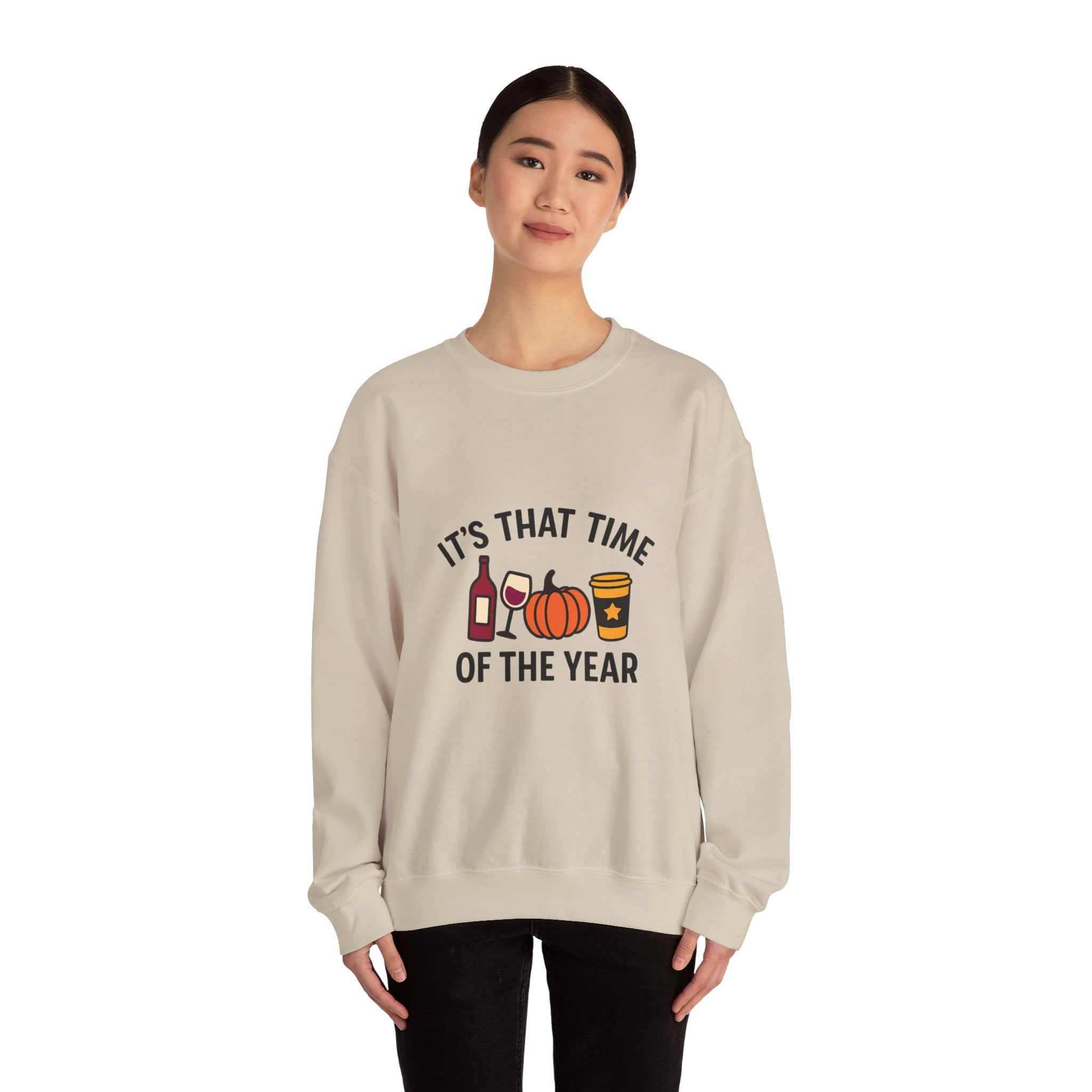 Fall Vibes Sweatshirt - Cozy Autumn Sweater, Seasonal Gift, Thanksgiving Apparel, Pumpkin Spice Lover, Casual Everyday Wear