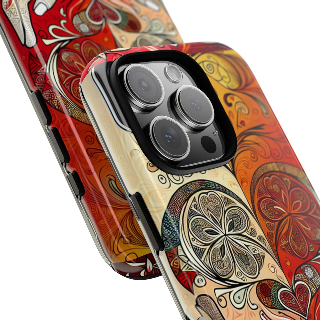 Colorful Artistic Phone Case for Tough Love, Gifts for Art Lovers, Unique Smartphone Accessories, Valentine's Day Gift