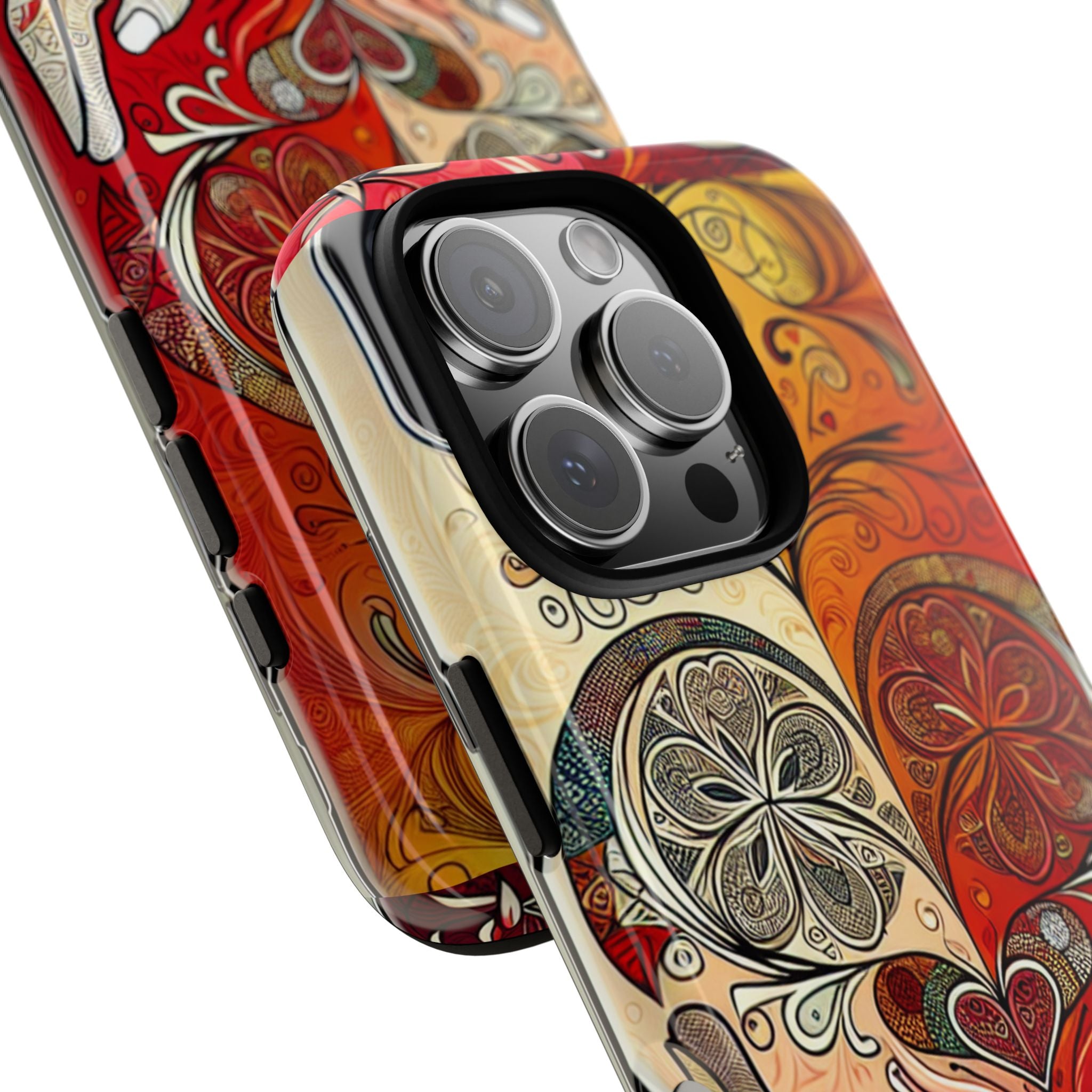 Colorful Artistic Phone Case for Tough Love, Gifts for Art Lovers, Unique Smartphone Accessories, Valentine's Day Gift