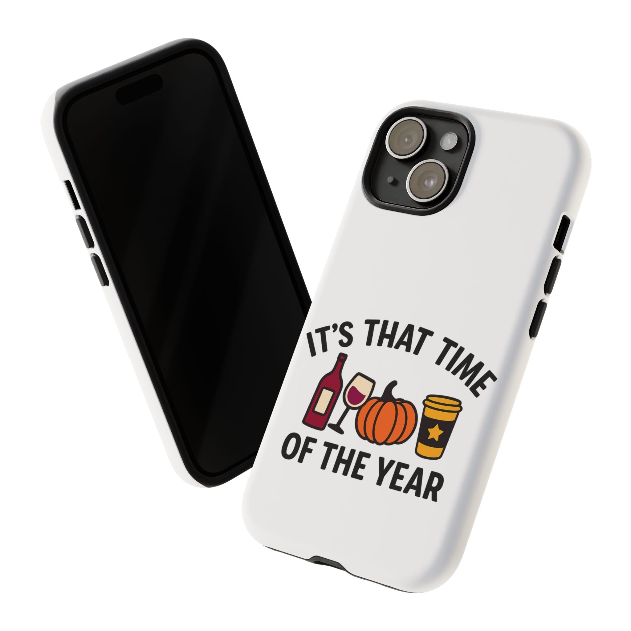 Festive Phone Case for Fall, It's That Time of the Year, Autumn Phone Cover, Seasonal Gift, Halloween Accessories, Harvest Design