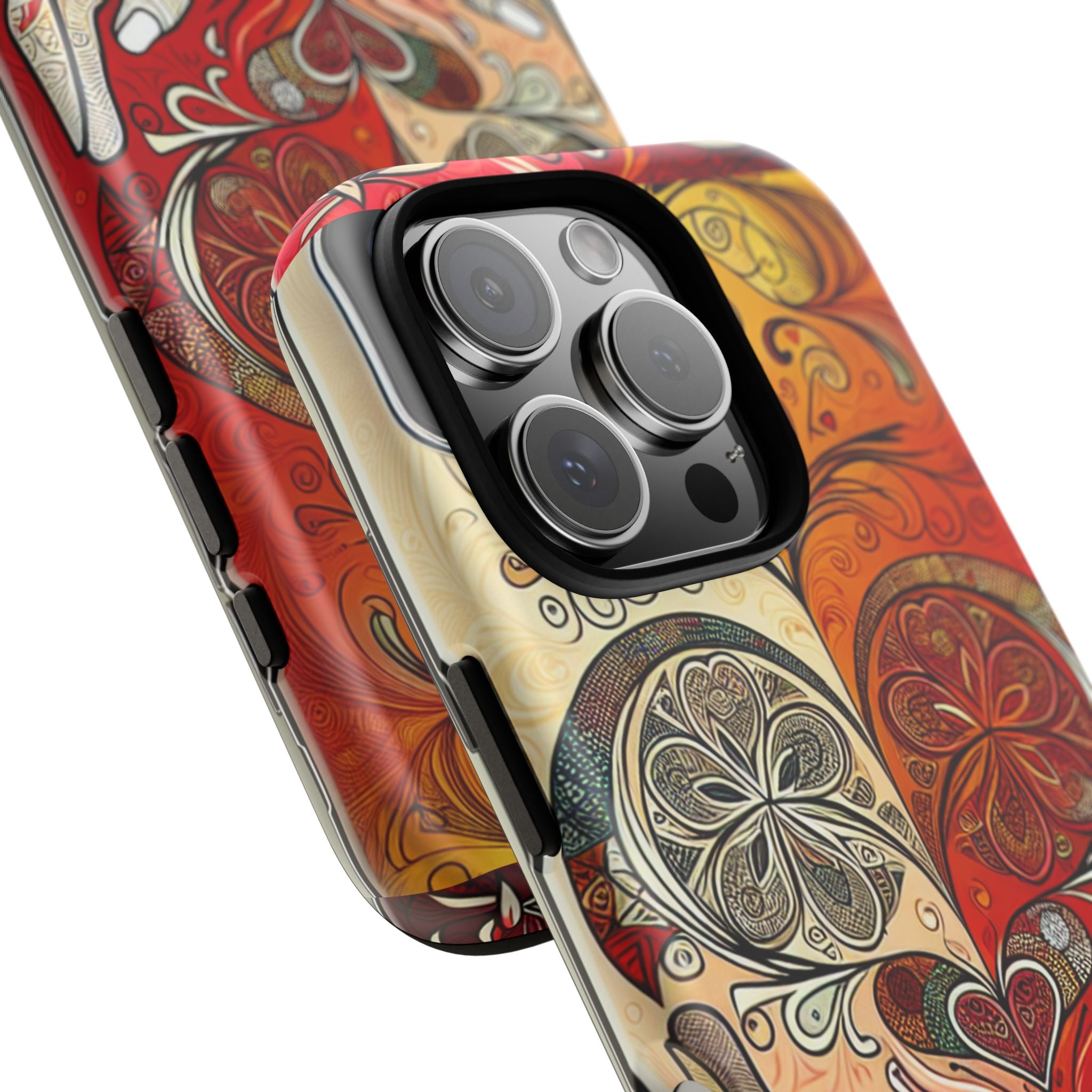 Colorful Artistic Phone Case for Tough Love, Gifts for Art Lovers, Unique Smartphone Accessories, Valentine's Day Gift