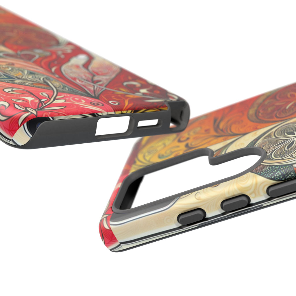 Colorful Artistic Phone Case for Tough Love, Gifts for Art Lovers, Unique Smartphone Accessories, Valentine's Day Gift