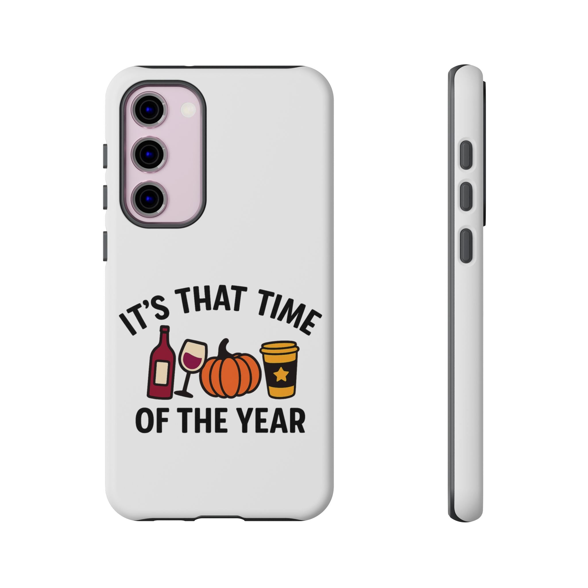 Festive Phone Case for Fall, It's That Time of the Year, Autumn Phone Cover, Seasonal Gift, Halloween Accessories, Harvest Design