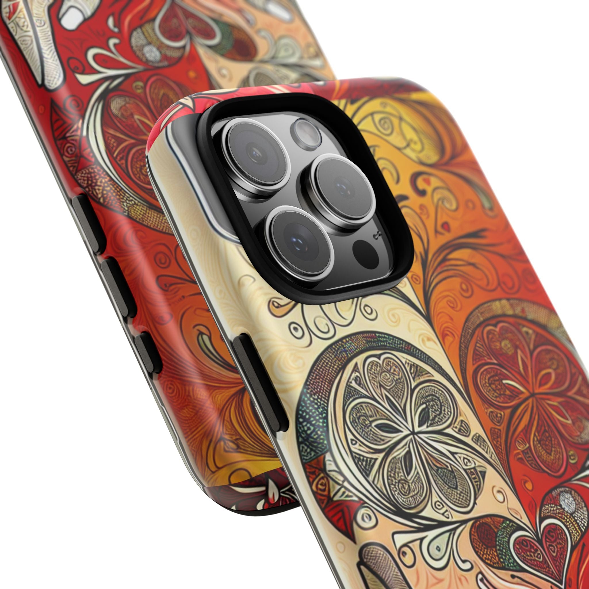 Colorful Artistic Phone Case for Tough Love, Gifts for Art Lovers, Unique Smartphone Accessories, Valentine's Day Gift