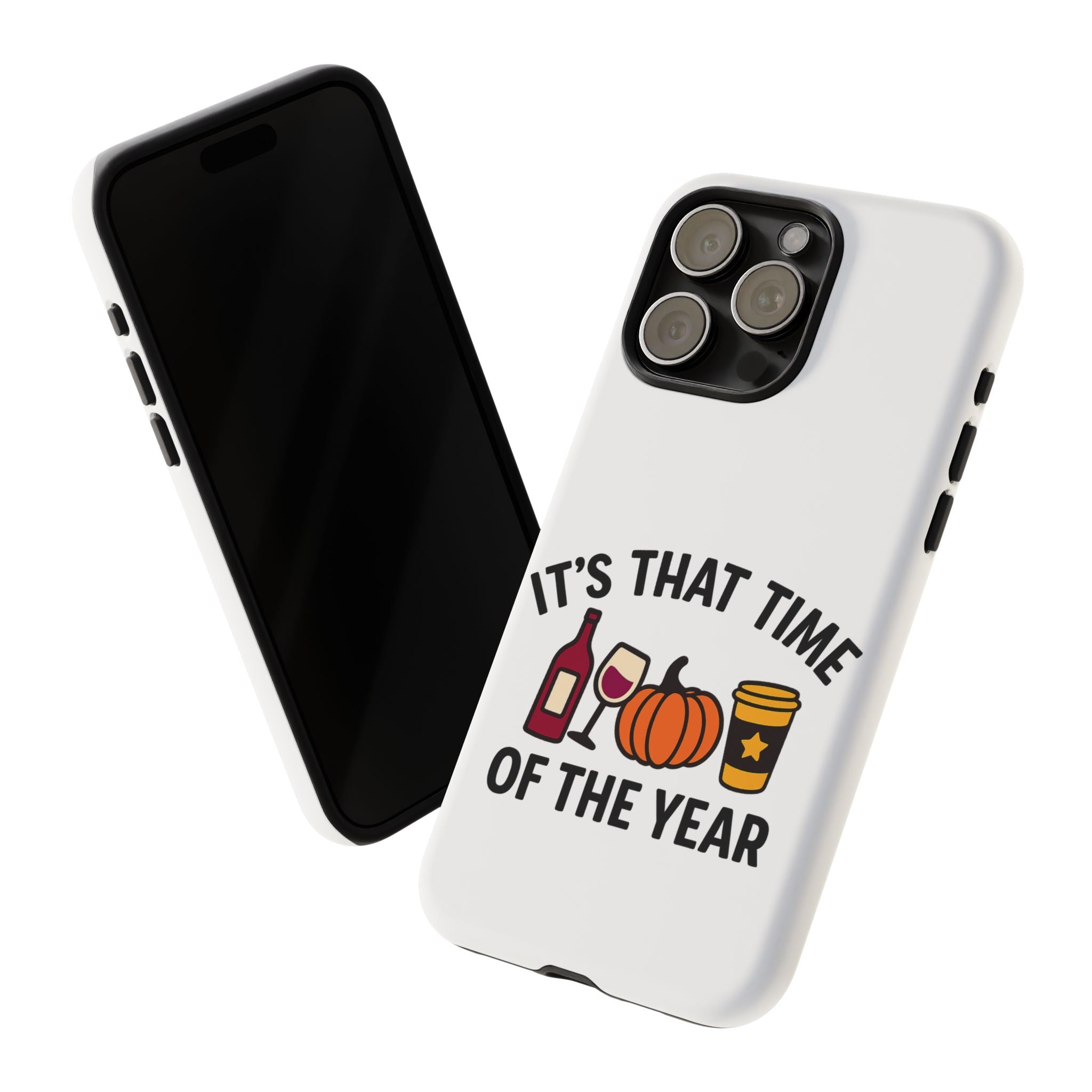 Festive Phone Case for Fall, It's That Time of the Year, Autumn Phone Cover, Seasonal Gift, Halloween Accessories, Harvest Design