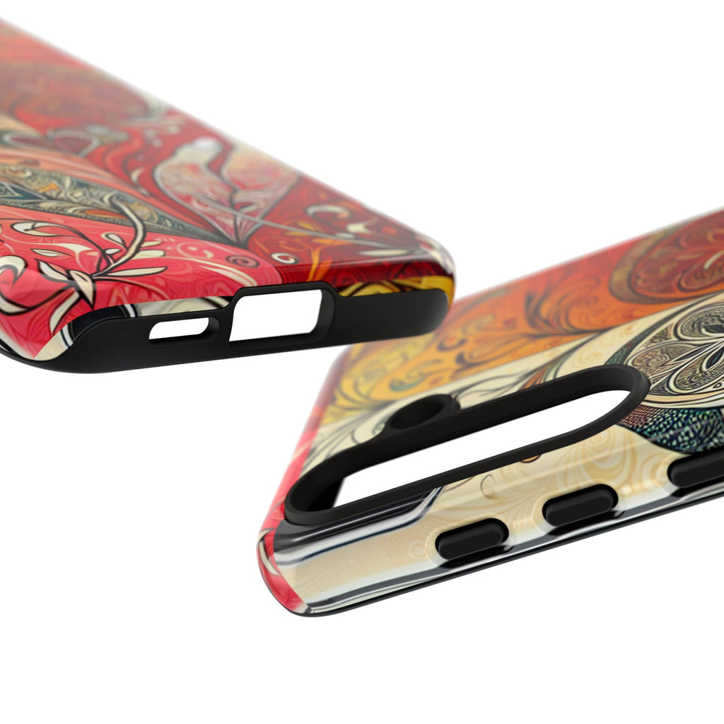 Colorful Artistic Phone Case for Tough Love, Gifts for Art Lovers, Unique Smartphone Accessories, Valentine's Day Gift