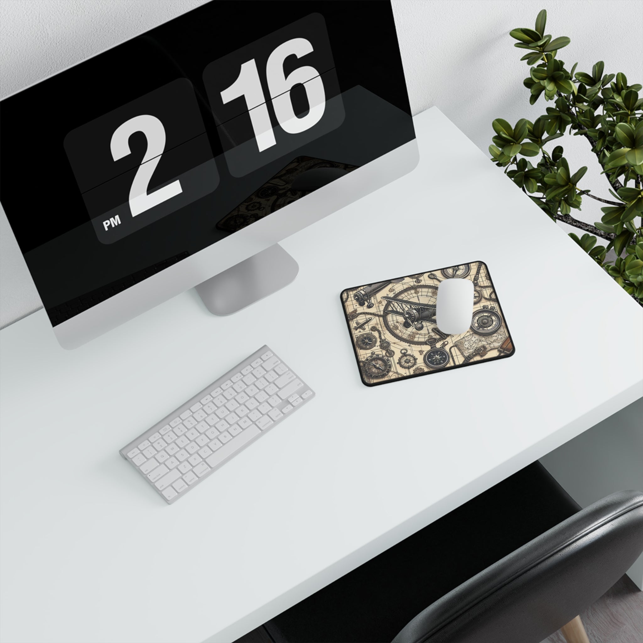 Vintage Adventure Non-Slip Gaming Mouse Pad - Perfect for Gamers, Office Decor, Gift for Holidays, Retro Style, Desk Accessory