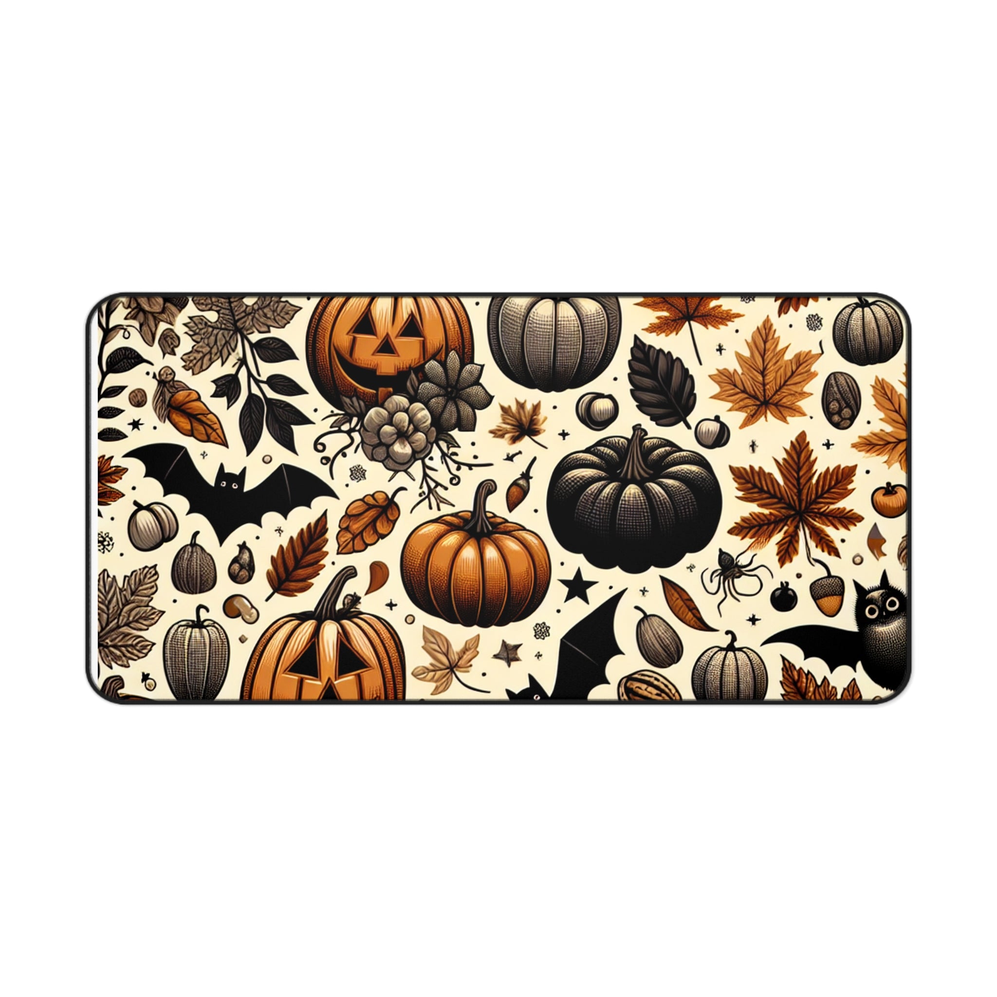 Halloween Desk Mat, Seasonal Home Decor, Office Accessories, Fall Decor, Pumpkin Table Protector