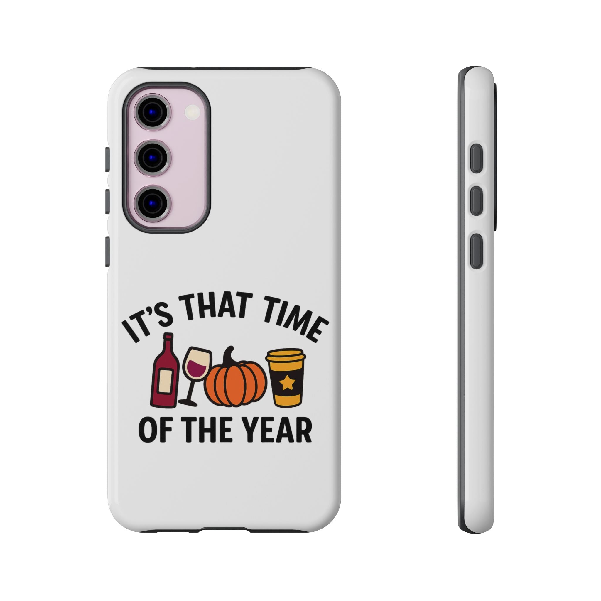Festive Phone Case for Fall, It's That Time of the Year, Autumn Phone Cover, Seasonal Gift, Halloween Accessories, Harvest Design