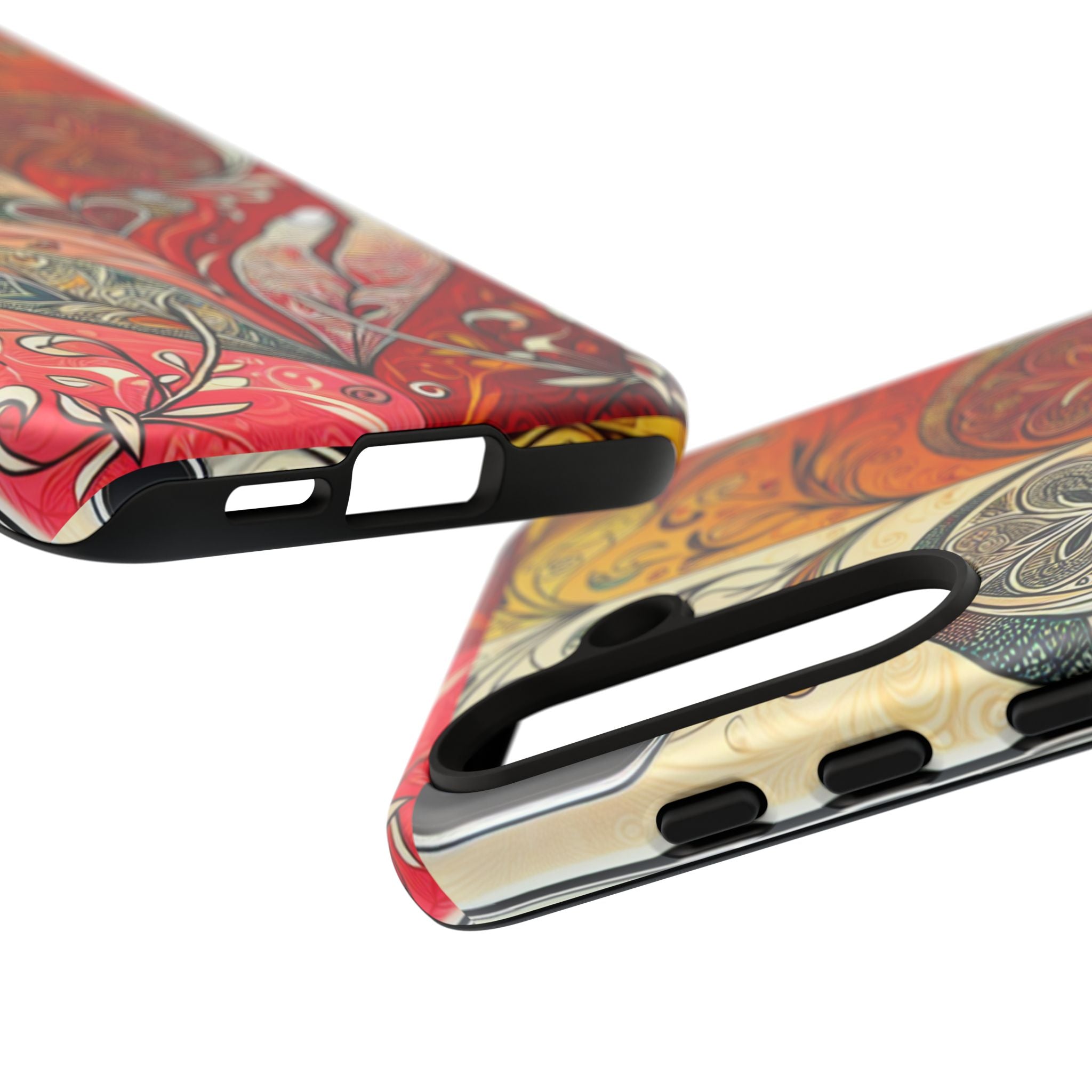 Colorful Artistic Phone Case for Tough Love, Gifts for Art Lovers, Unique Smartphone Accessories, Valentine's Day Gift