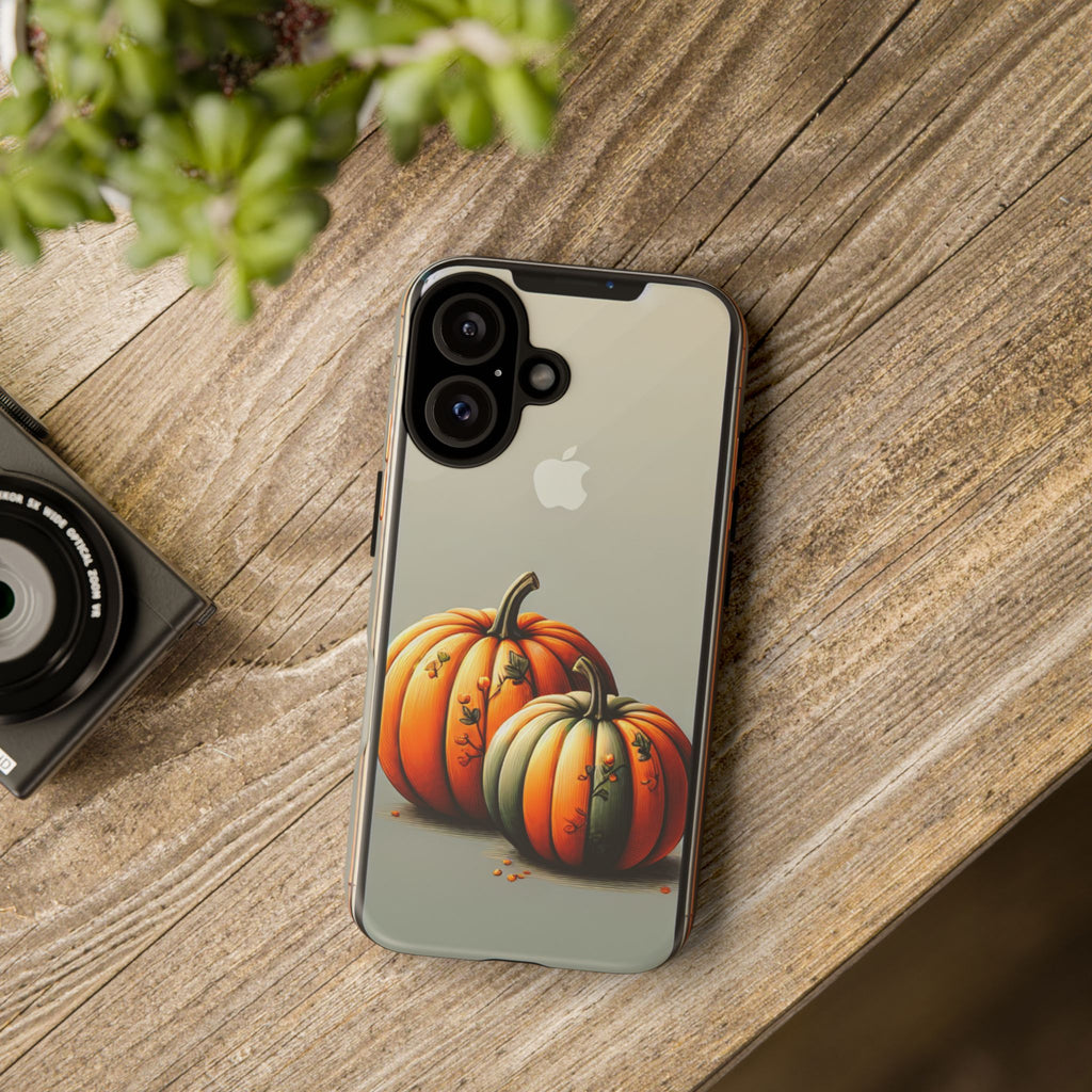 Pumpkin Phone Case, Fall Decor Accessory, Autumn Gift, Halloween Decoration, Cozy Vibes for All Occasions