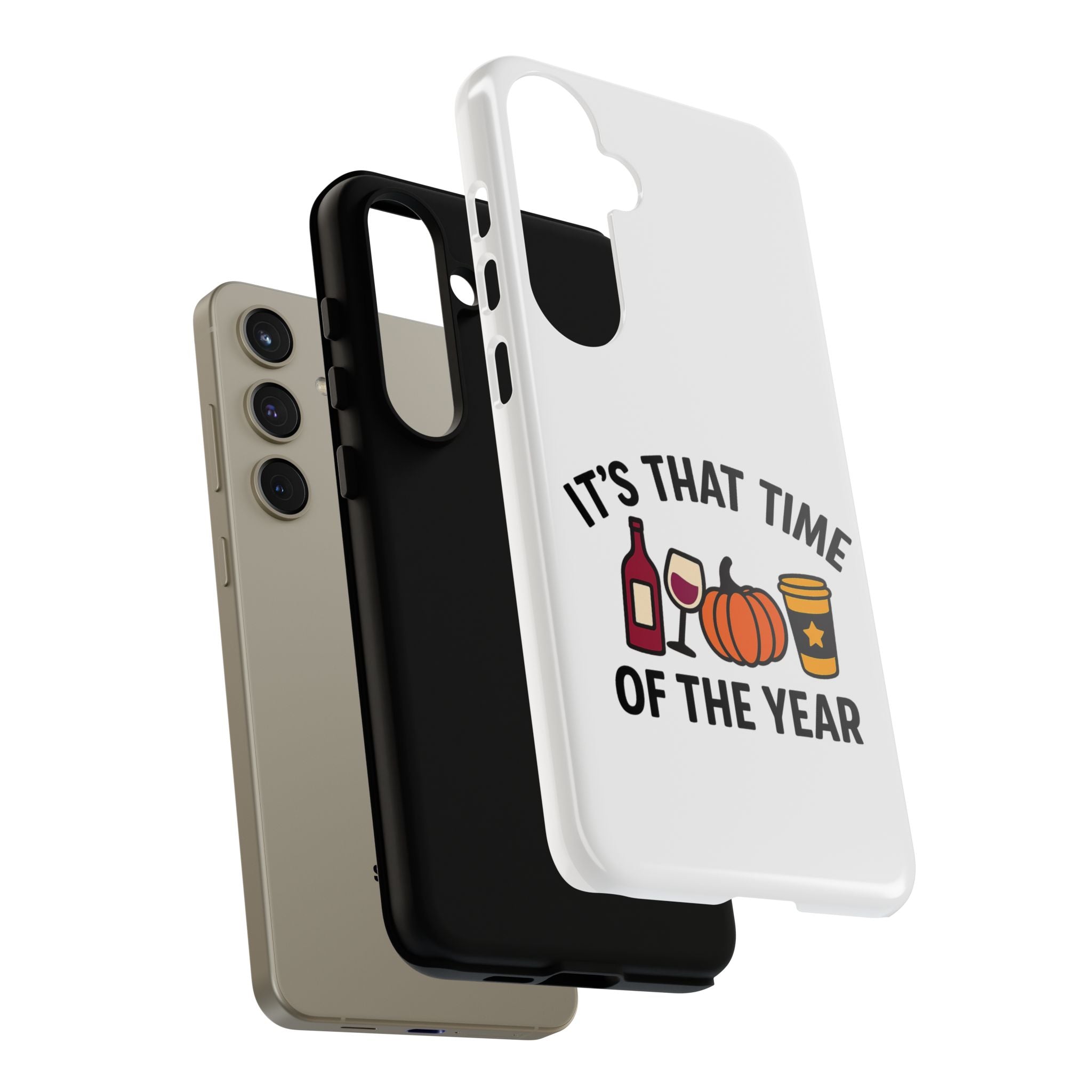 Festive Phone Case for Fall, It's That Time of the Year, Autumn Phone Cover, Seasonal Gift, Halloween Accessories, Harvest Design