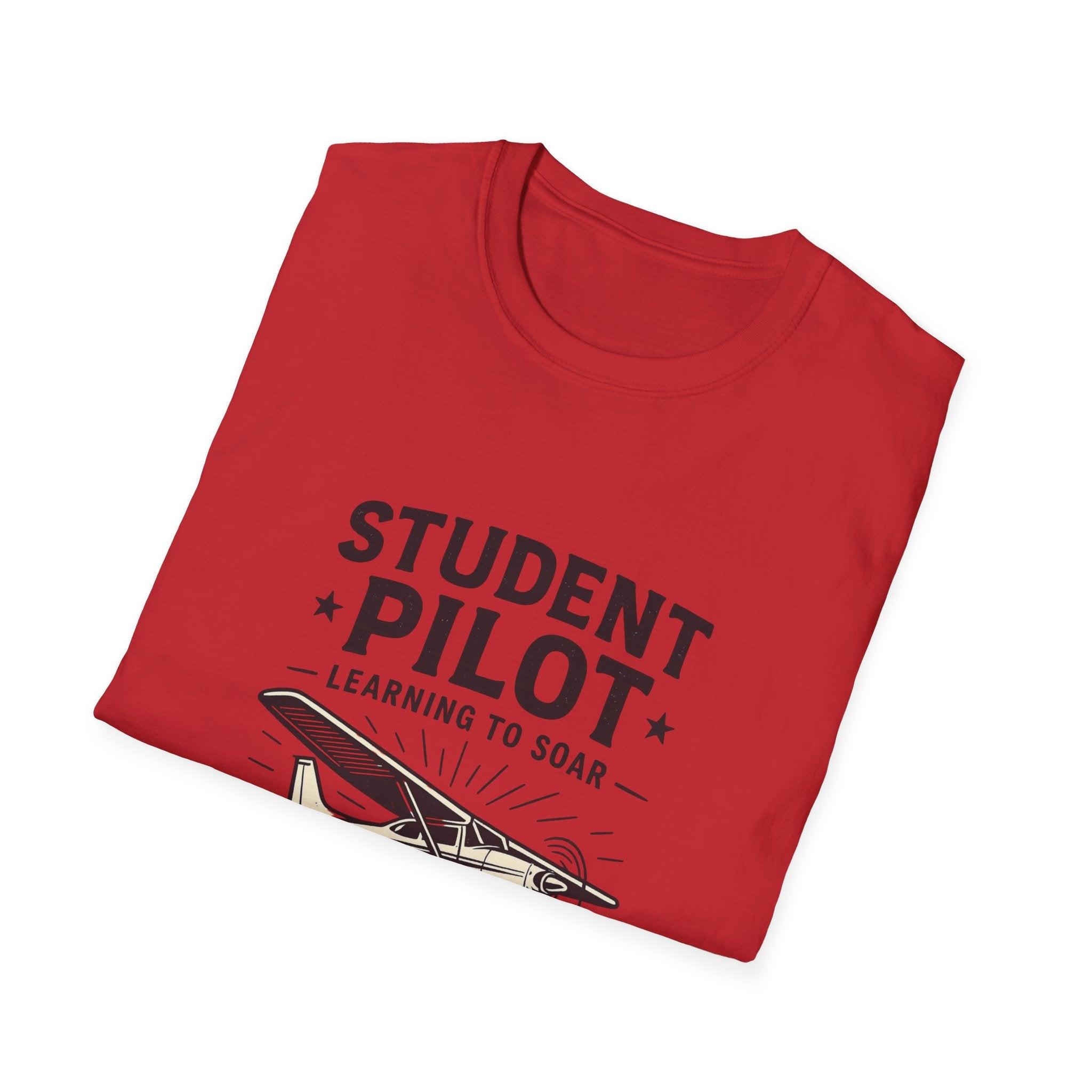 Student Pilot Unisex T-Shirt - Perfect for Aspiring Aviators, Aviation Gifts, Flight School, Casual Wear, Airplane Enthusiasts