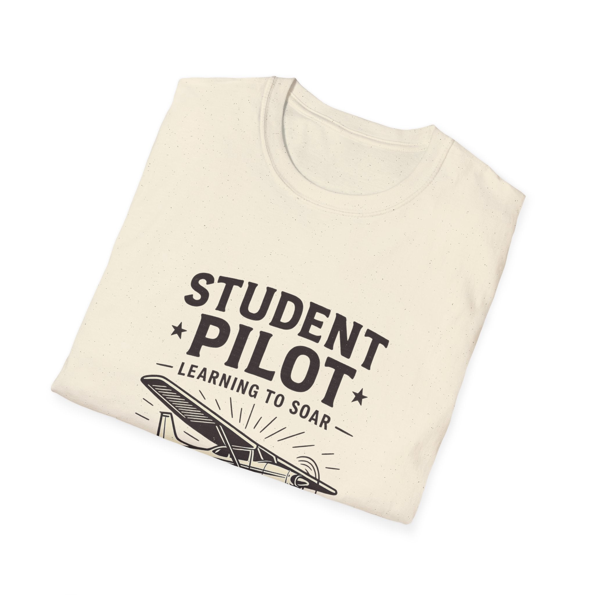 Student Pilot Unisex T-Shirt - Perfect for Aspiring Aviators, Aviation Gifts, Flight School, Casual Wear, Airplane Enthusiasts