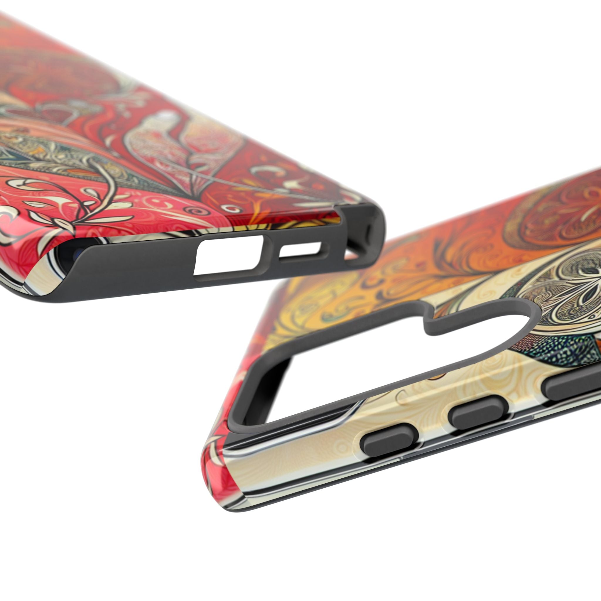 Colorful Artistic Phone Case for Tough Love, Gifts for Art Lovers, Unique Smartphone Accessories, Valentine's Day Gift