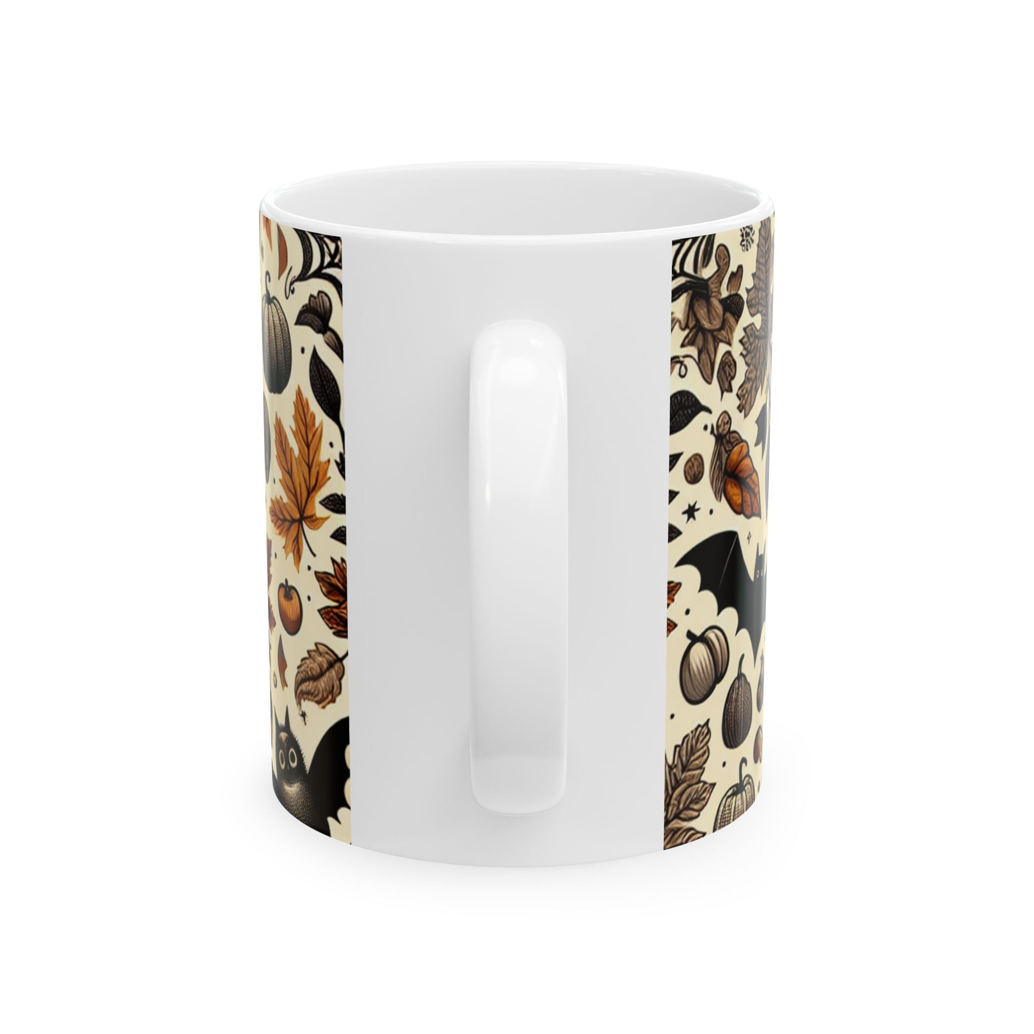 Autumn Pumpkin Ceramic Mug, Cozy Coffee Cup, Fall Decor, Halloween Vibes, Seasonal Drinkware, Gift for Pumpkin Lovers