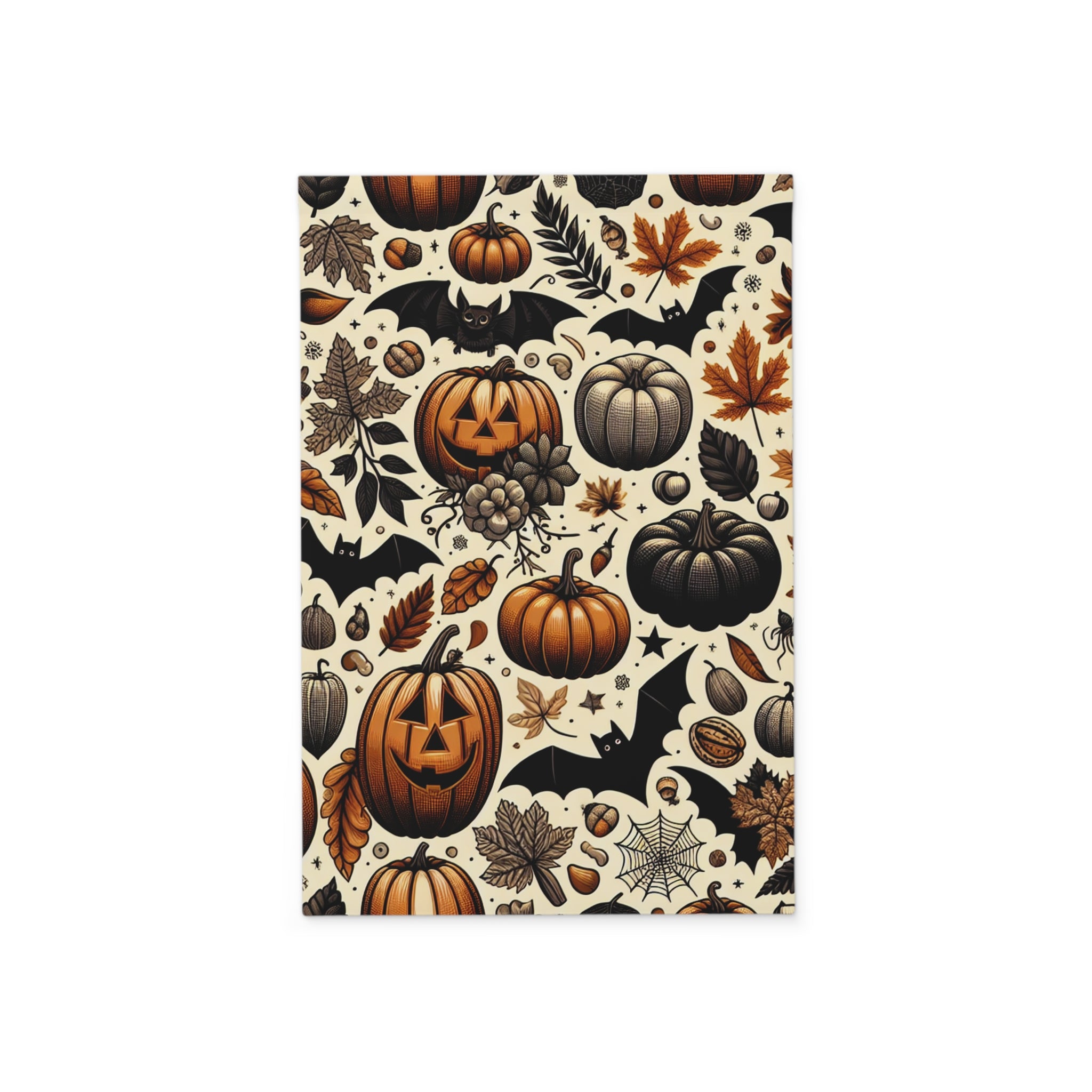 Halloween Garden Banner, Autumn Flag, Fall Decor, Pumpkin Flag, Outdoor Decoration, Seasonal Yard Sign