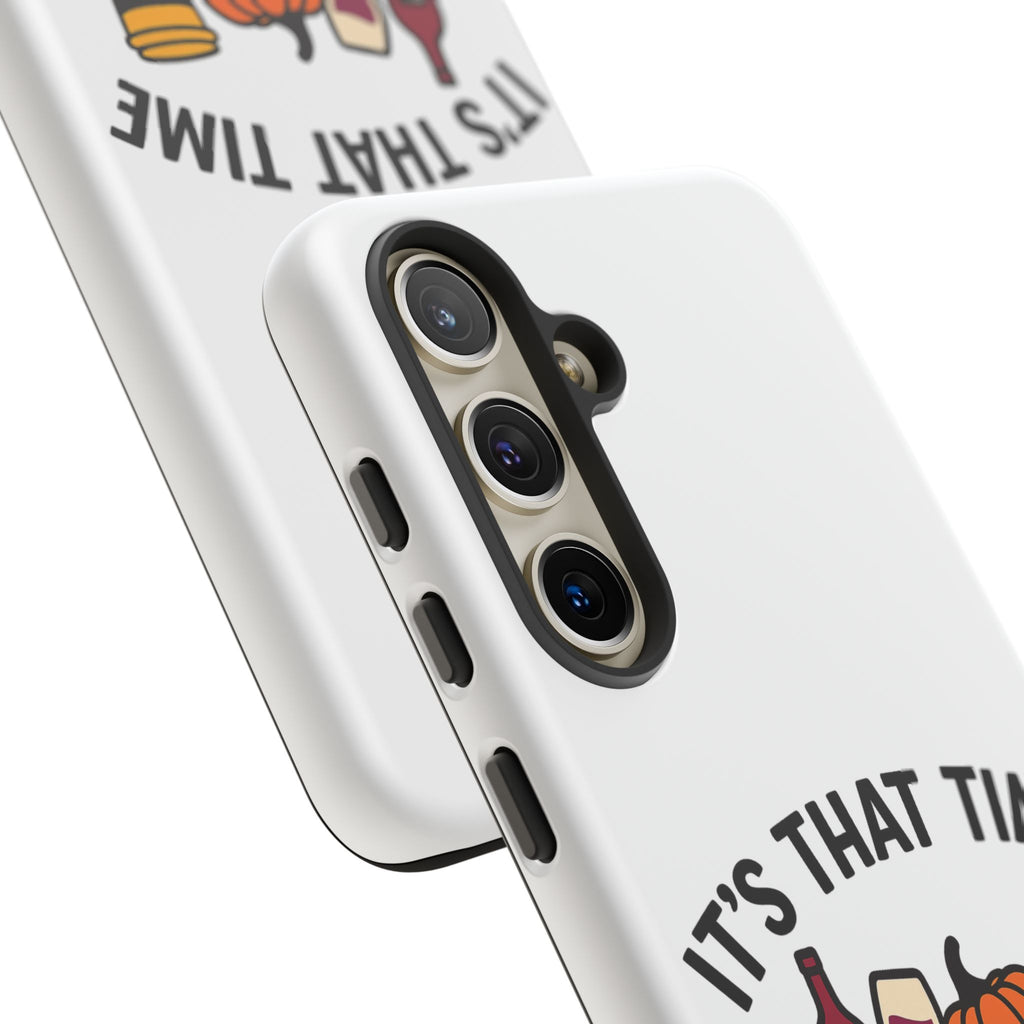 Festive Phone Case for Fall, It's That Time of the Year, Autumn Phone Cover, Seasonal Gift, Halloween Accessories, Harvest Design