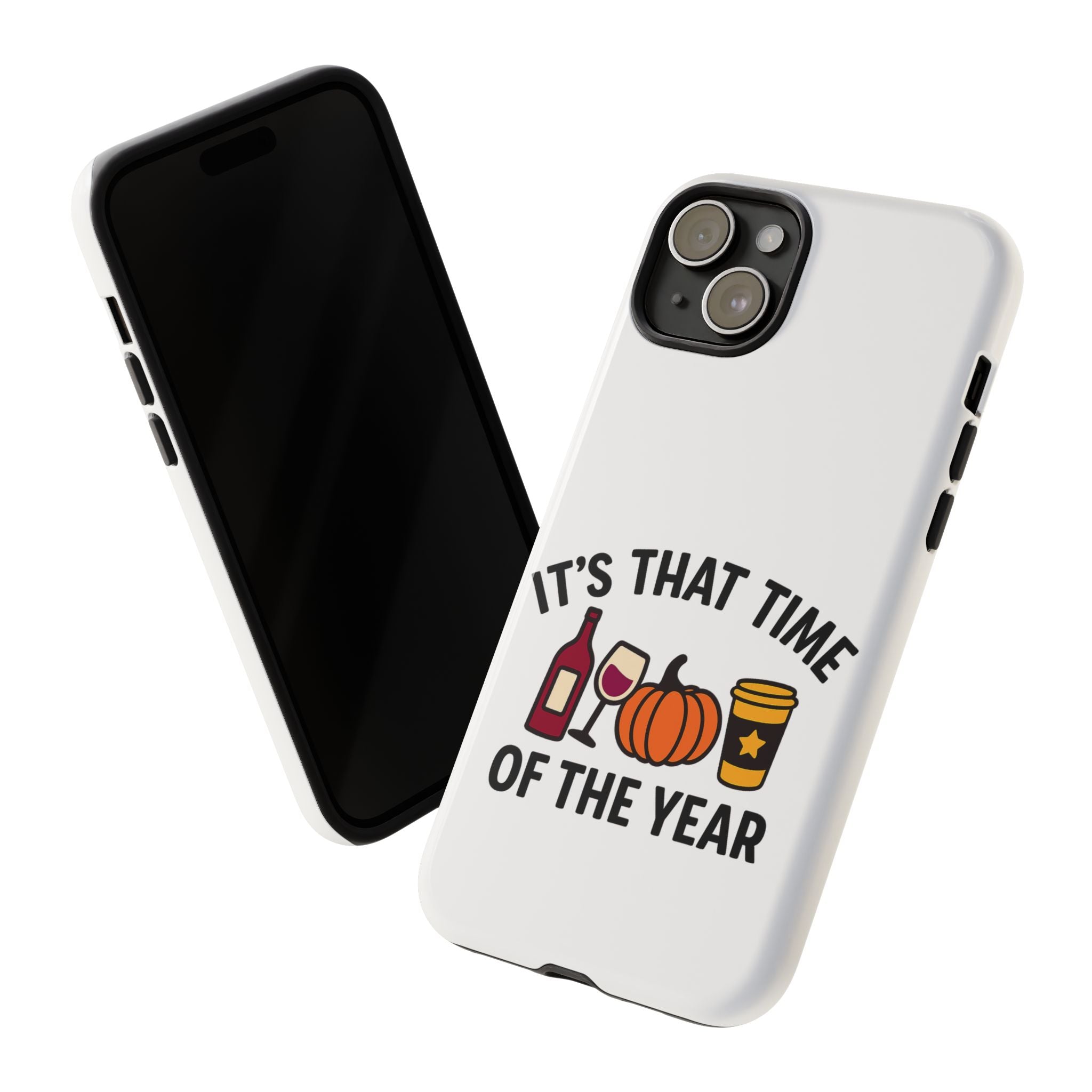 Festive Phone Case for Fall, It's That Time of the Year, Autumn Phone Cover, Seasonal Gift, Halloween Accessories, Harvest Design